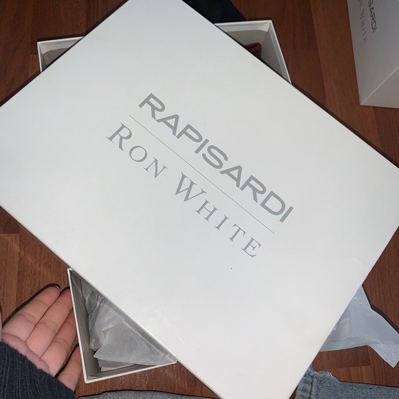 Very cute Ron white boots🖤 never worn - Picture 6 of 6